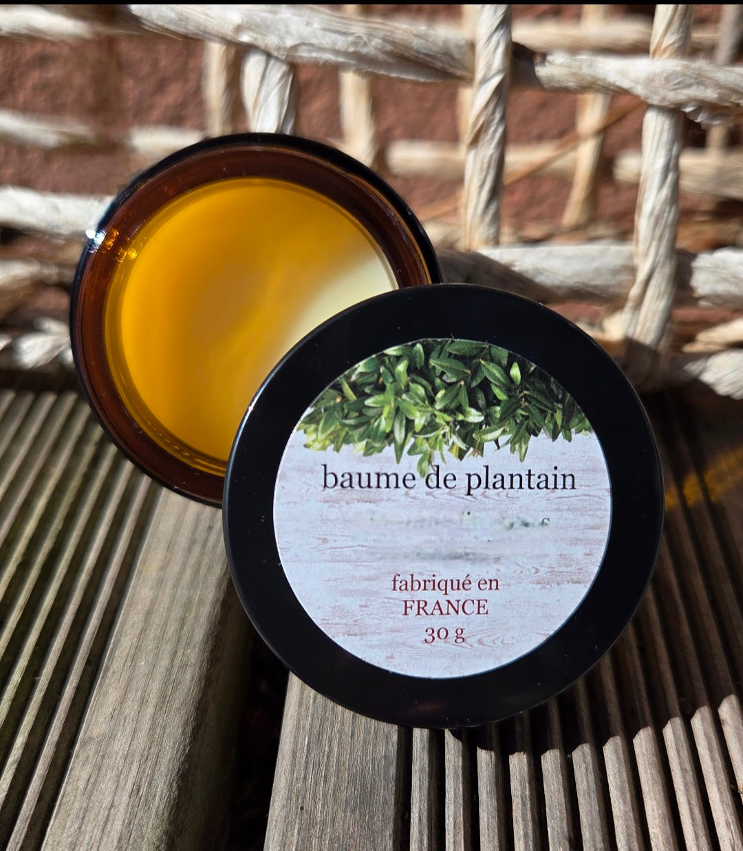 Baume de Plantain Lancéolé -Apaisement Naturel Immédiat