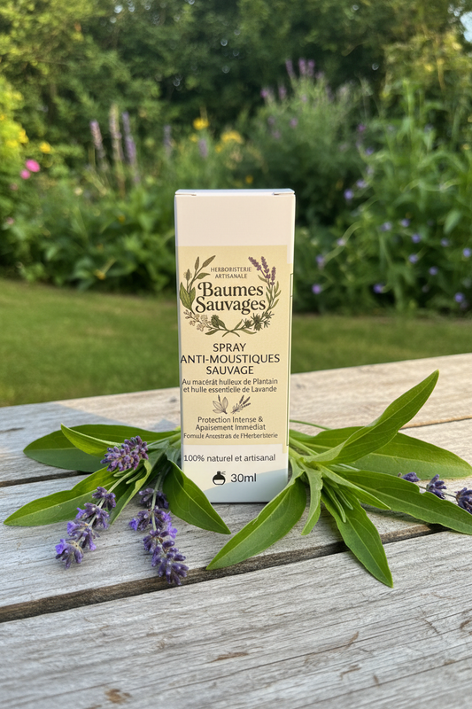 Spray Anti-Moustiques boîte 30ml - contexte naturel